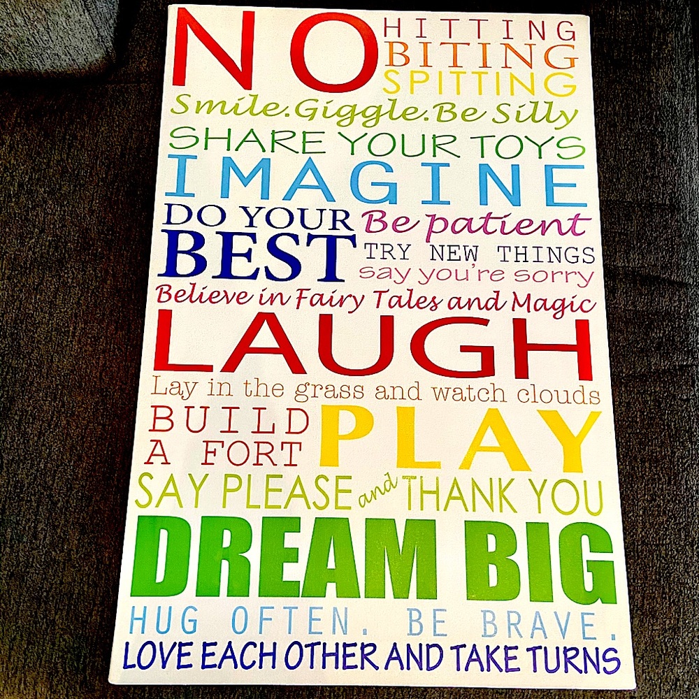 Hand stretched canvas